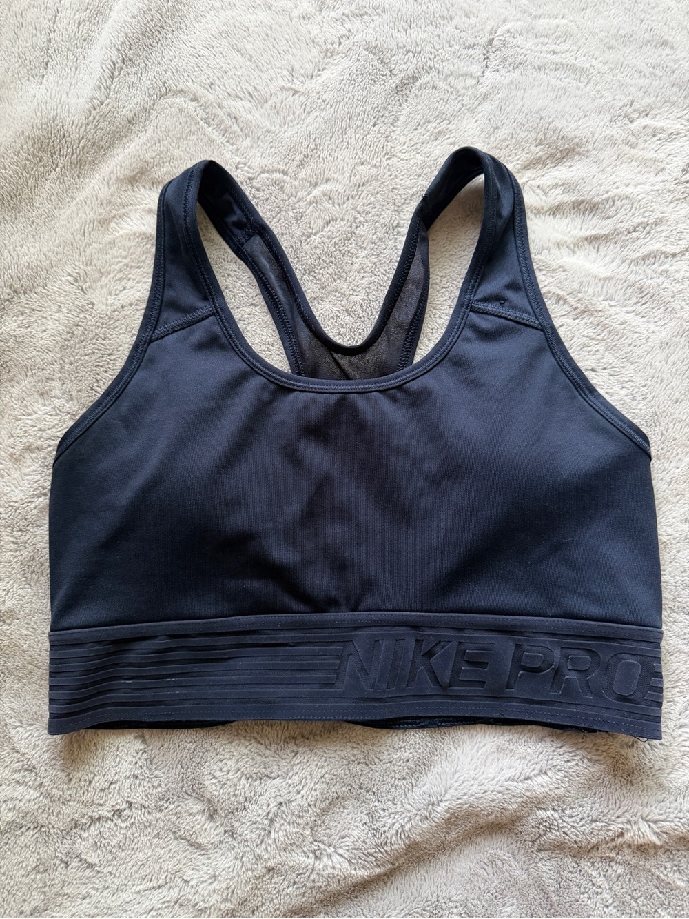 Nike Pro Women's navy sports bra